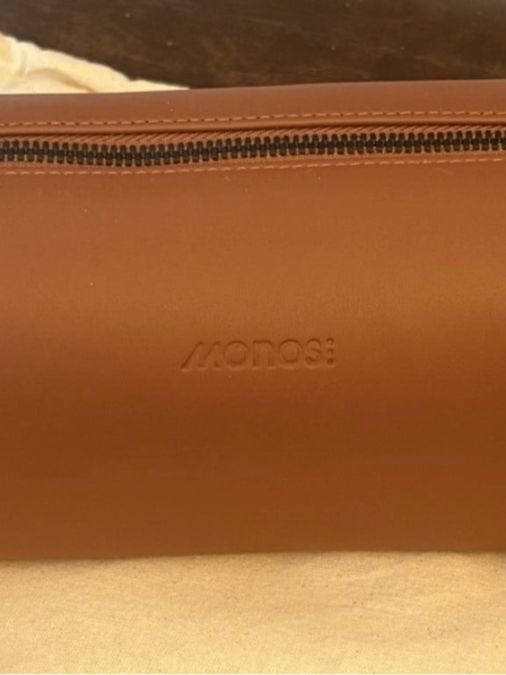 Monos Metro small toiletry bag — Vegan Mahogany